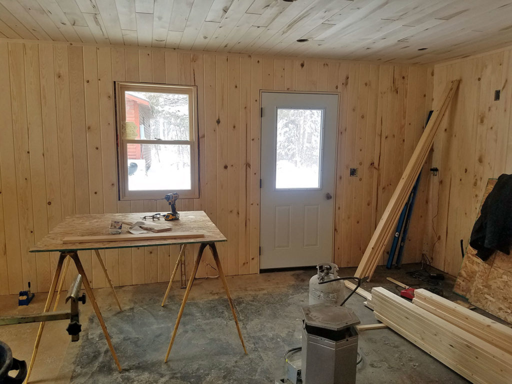 A good propane heater is a necessity for winter remodeling projects.