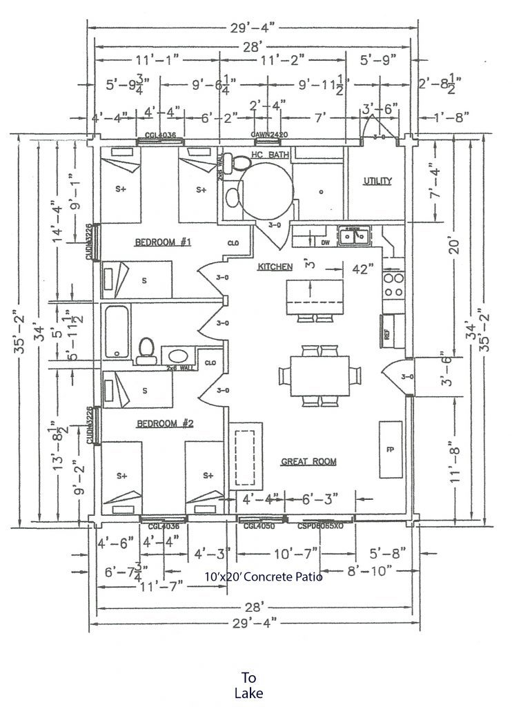 New Cabin 6 Floorplan